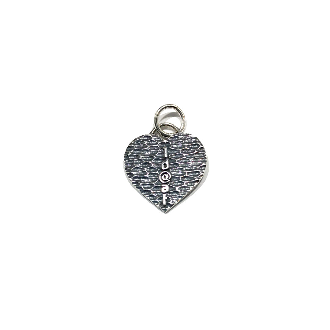 1 D@AT Heart Pendant, Small Sterling Silver