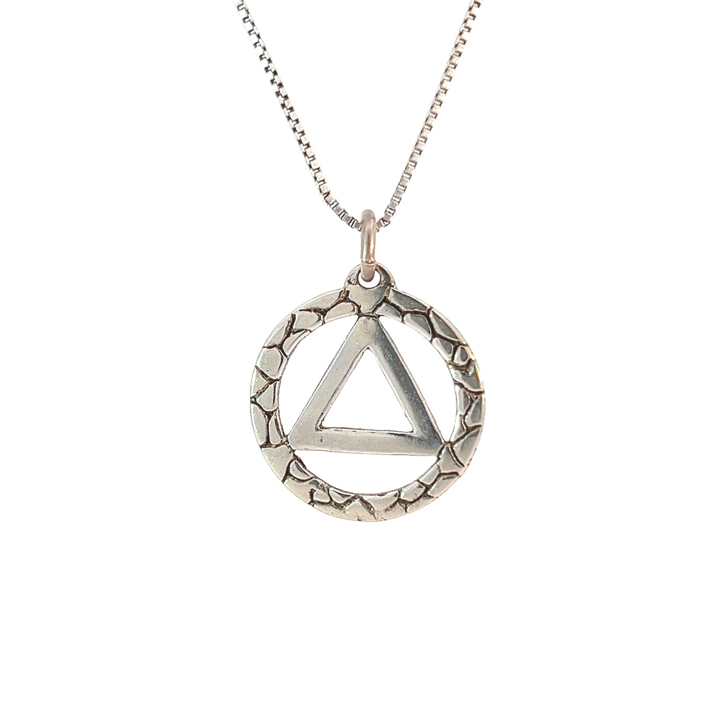 Sterling Silver AA Nugget Style Pendant – Medium Size, 1.7g Hand-Finished Recovery Jewelry