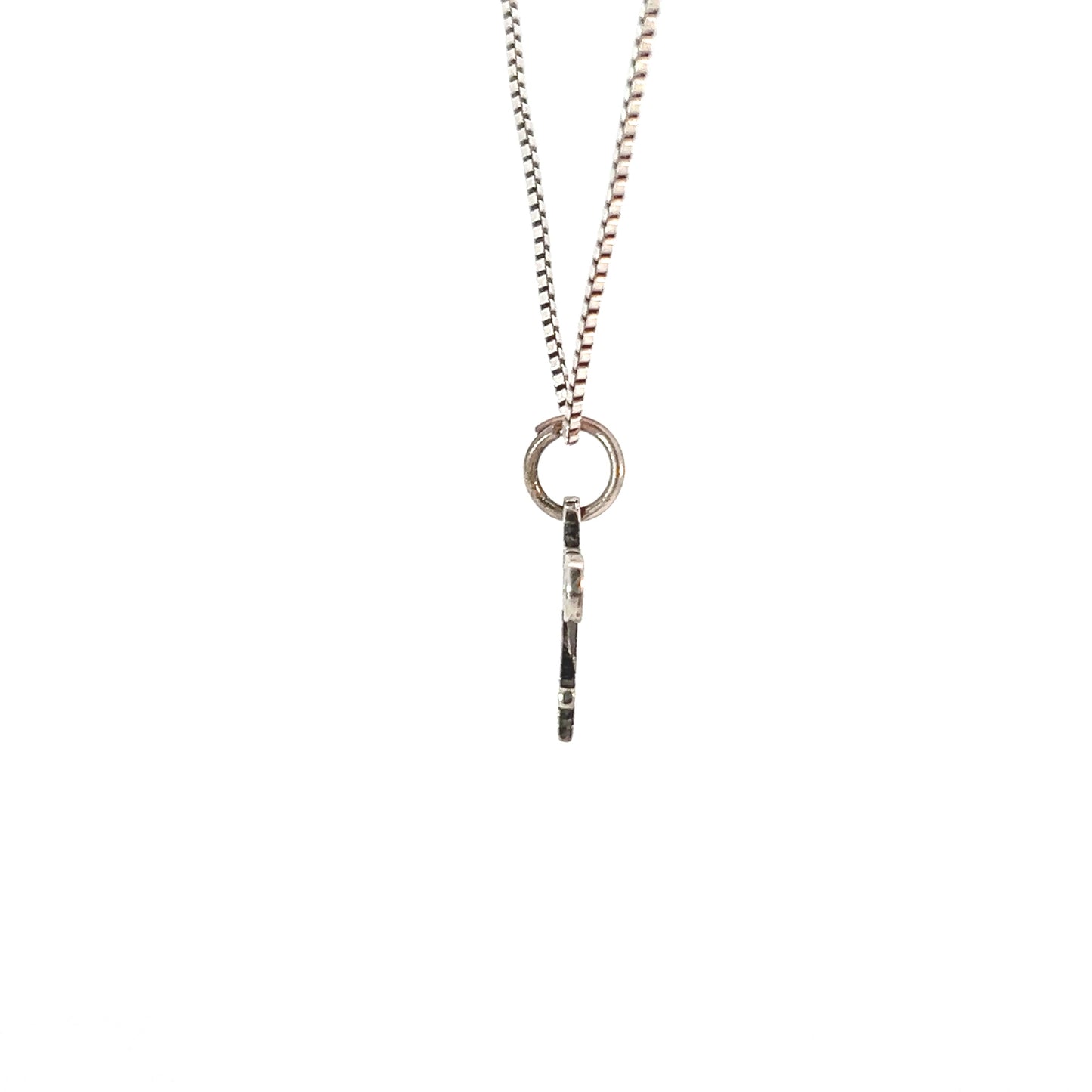 Sterling Silver, Sayings Pendant, "One Day At A Time"