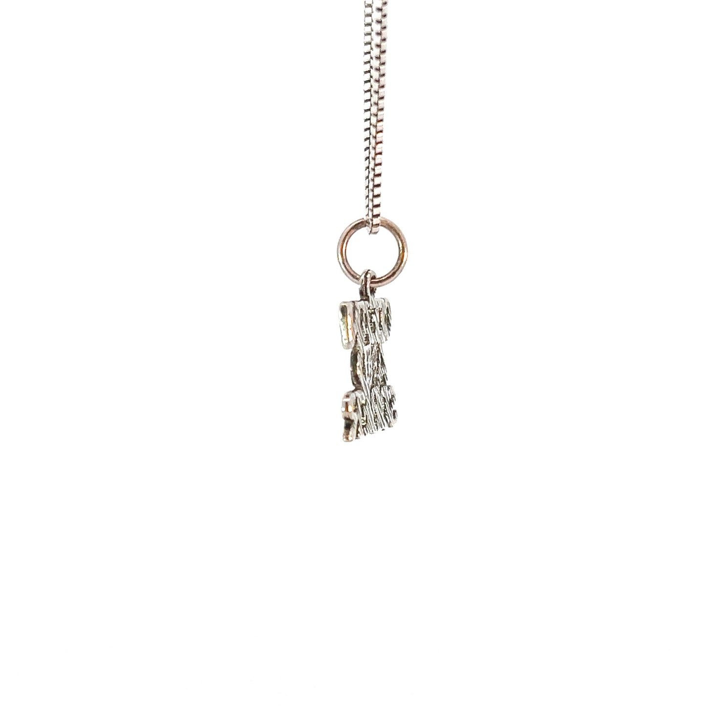 Sterling Silver, Sayings Pendant, "Clean And Sober"