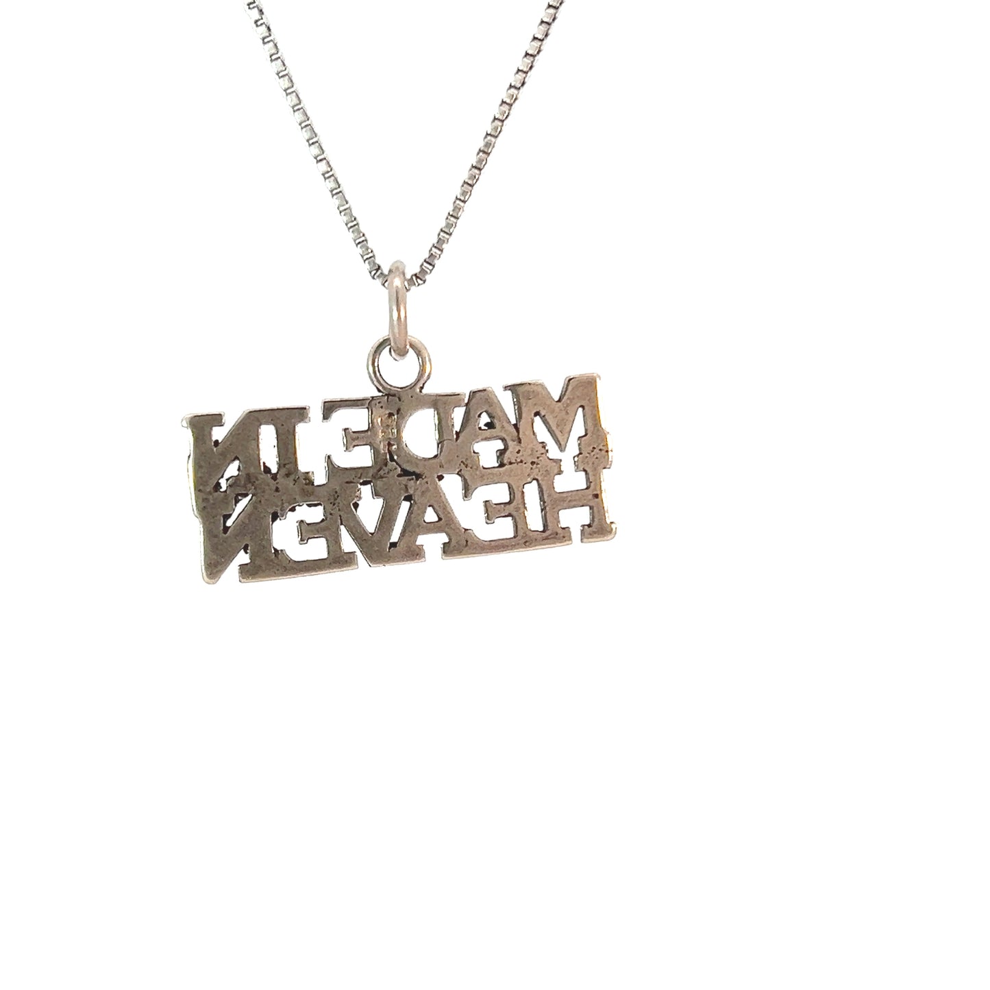 Sterling Silver, Sayings Pendant, "MADE IN HEAVEN"