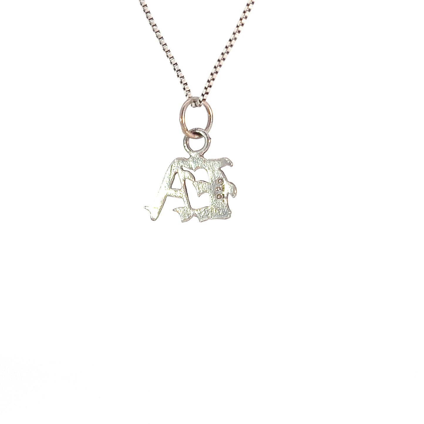 Emotions Anonymous (EA) Pendant, Sterling Silver, Small "EA" Initials