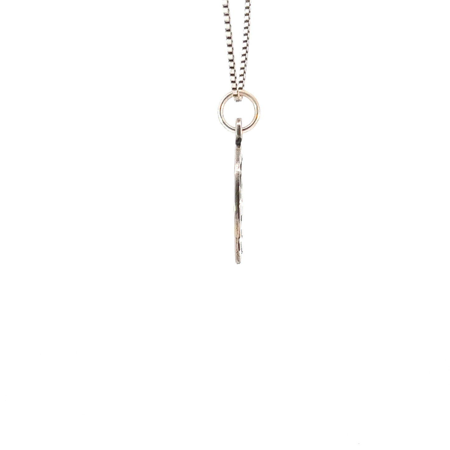Cocaine Anonymous Pendant, Sterling Silver, "CA" Initials in Center of the Circle