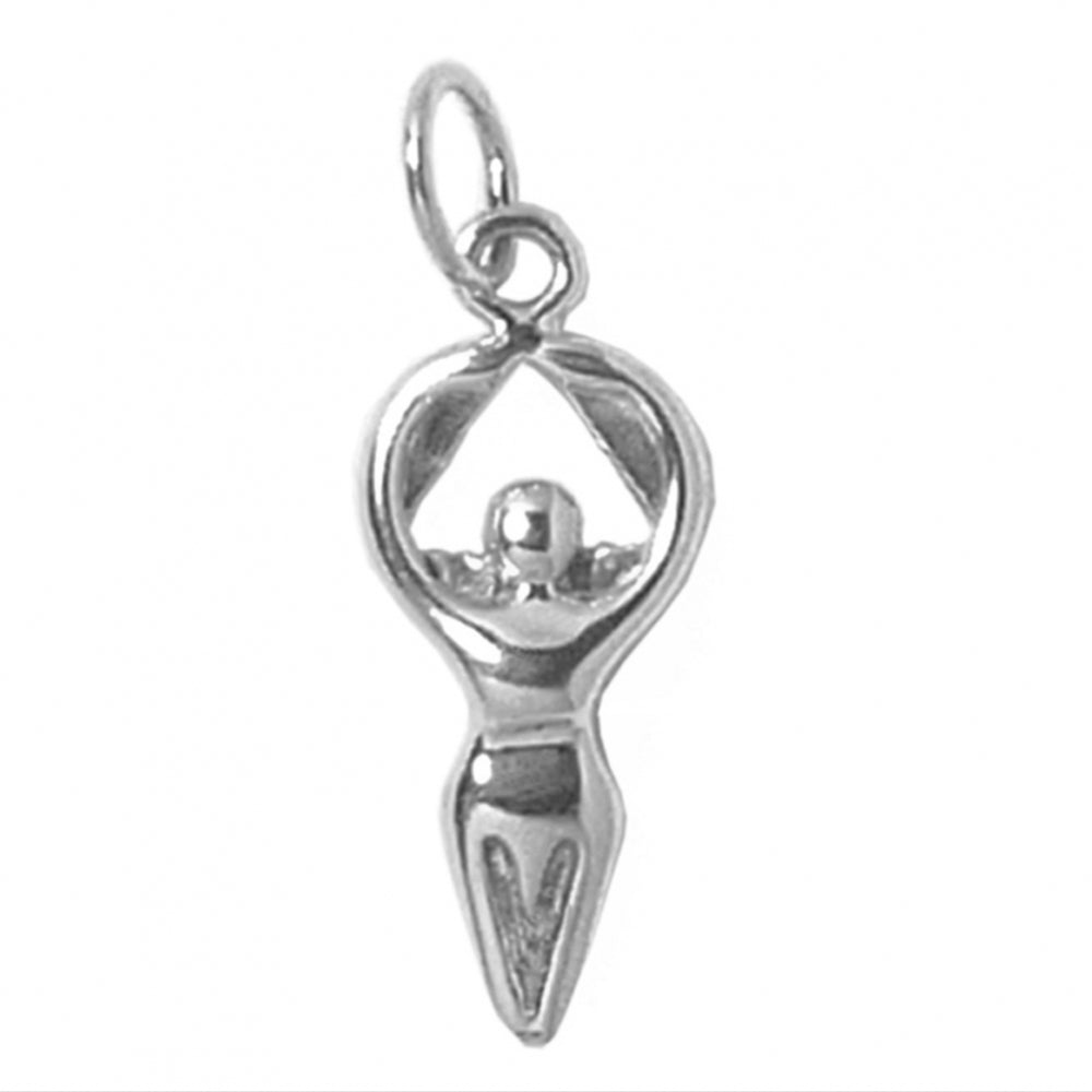 Sterling Silver Alcoholics Anonymous (AA) Women in Recovery Pendant – Small Size