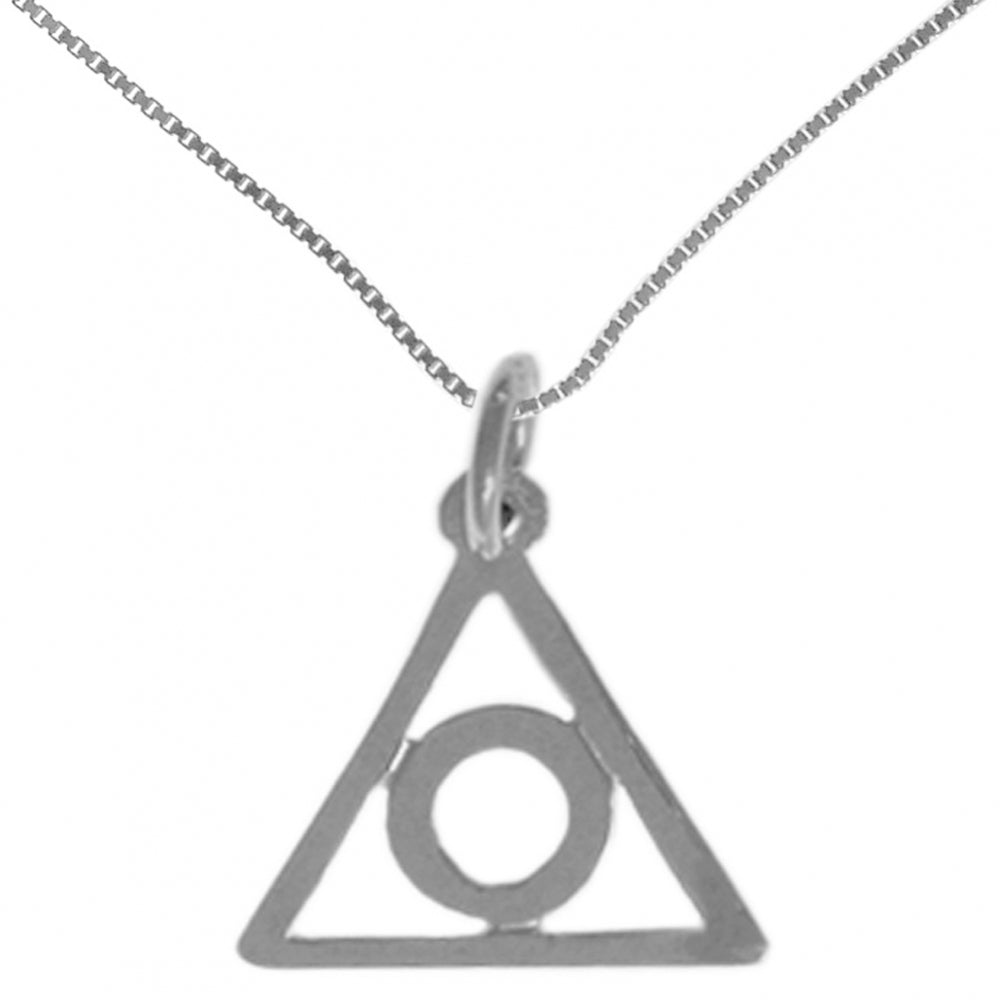 Set of Alanon Symbol #226 Pendant wtih #212 Medium Box Chain, Chain Available in 3 Different Lengths