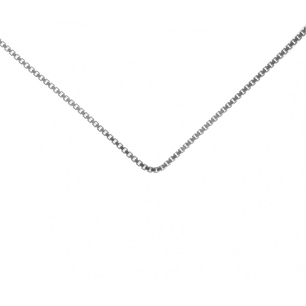 24" Heavy Box Chain, Sterling Silver