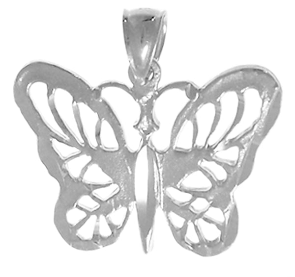 Sterling Silver, Beautiful Butterfly Pendant
