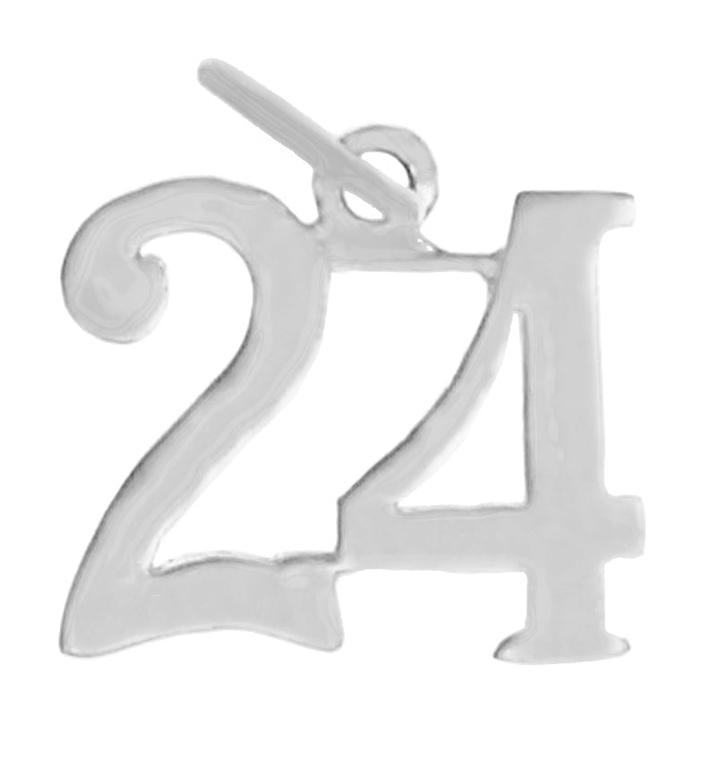 Sterling Silver Pendant, Numerals for Celebrating All Occasions; Anniversary, Birthdays
