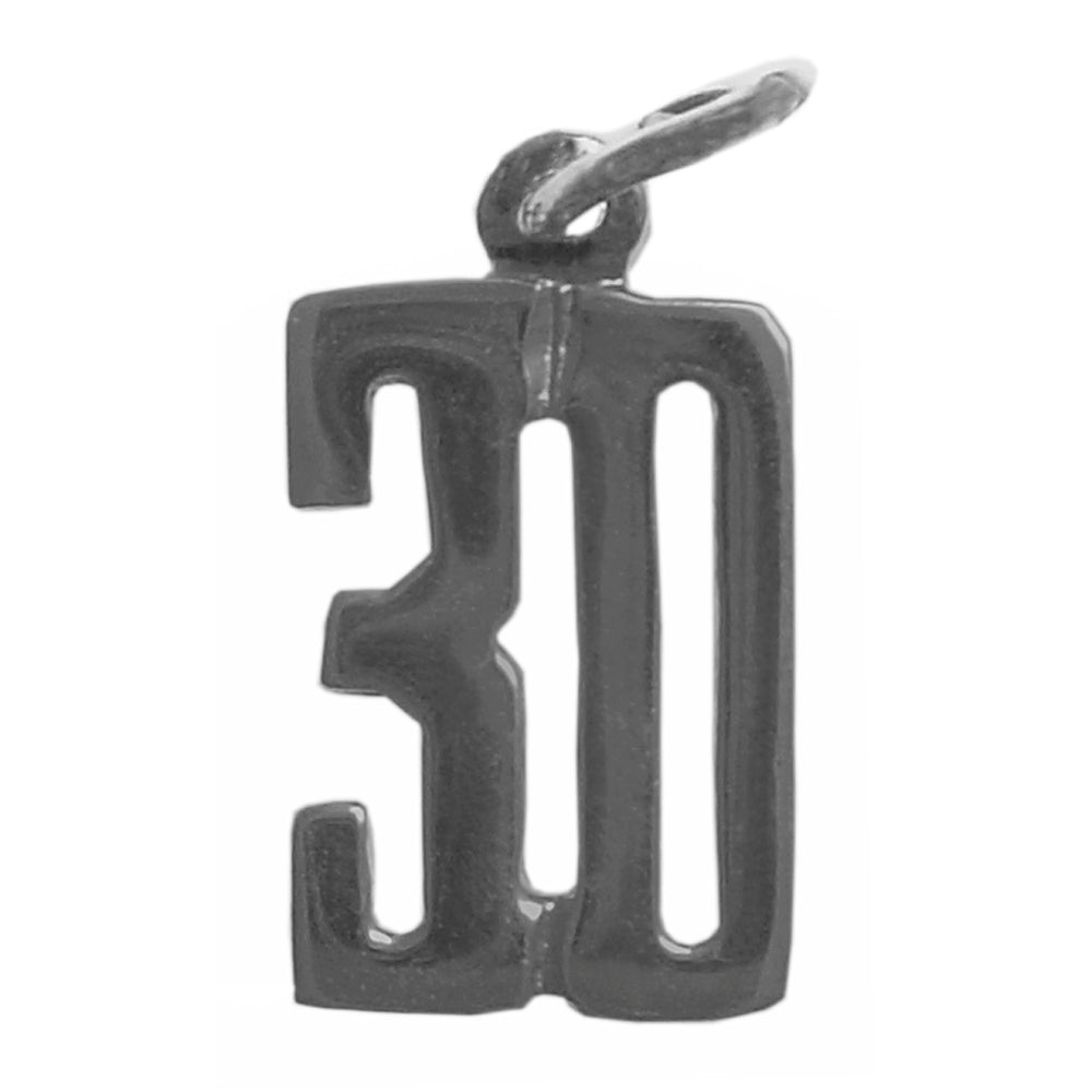 Sterling Silver Pendant, Numerals for Celebrating All Occasions; Anniversary, Birthdays