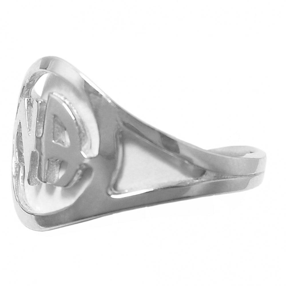 Sterling Silver Ring, "NA " Initials