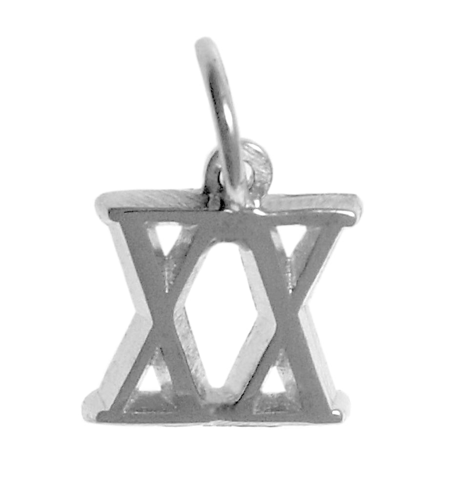 Sterling Silver Pendant, Small Roman Numerals for Celebrating All Occasions; Anniversary, Birthdays