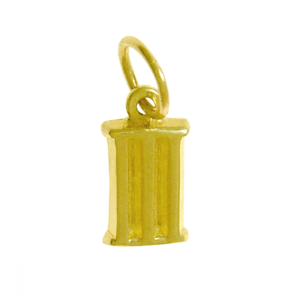 14k Gold Pendant, Small Roman Numerals for Celebrating All Occasions; Anniversary, Birthdays