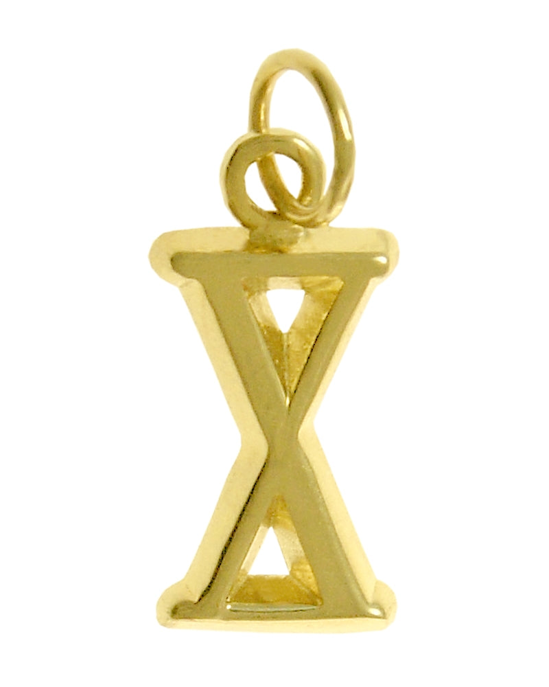 14k Gold Pendant, Roman Numerals for Celebrating All Occasions; Anniversary, Birthdays