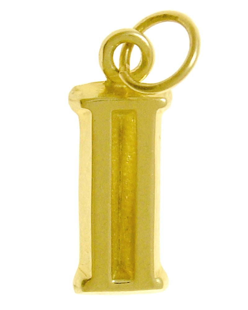 14k Gold Pendant, Roman Numerals for Celebrating All Occasions; Anniversary, Birthdays