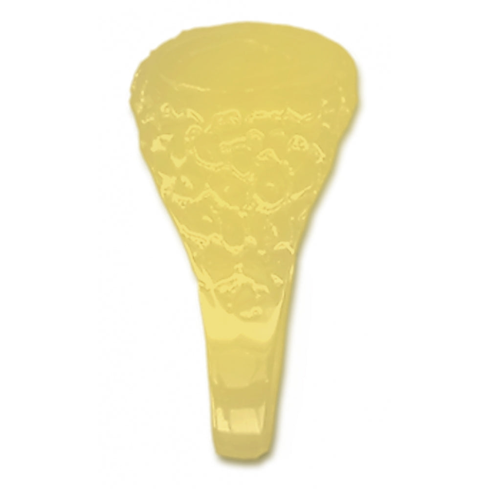 14k Gold, Mens Nugget Style Ring with Narcotics Anonymous NA Symbol