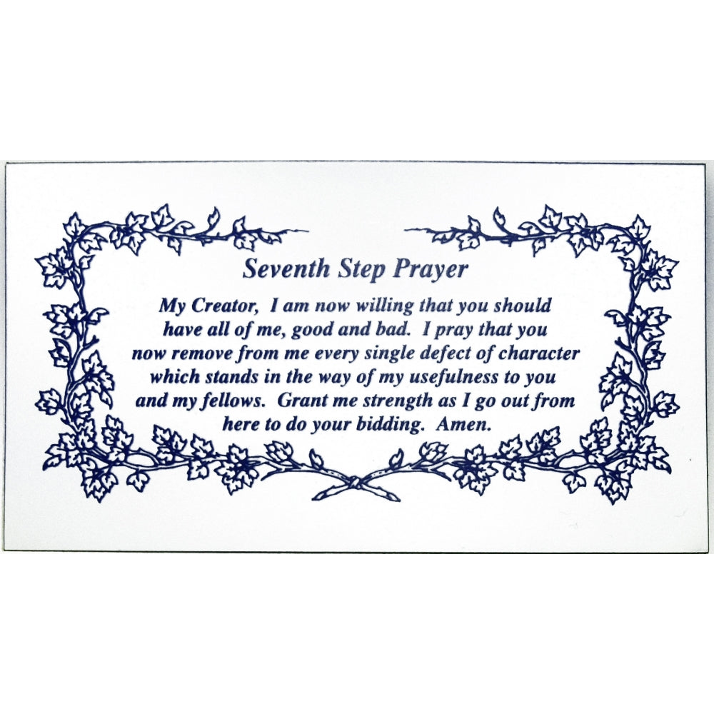 Alcoholics Anonymous AA Recovery Seventh Step Prayer Magnet