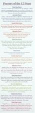 FREE PRAYERS OF THE 12 STEPS BOOK MARK