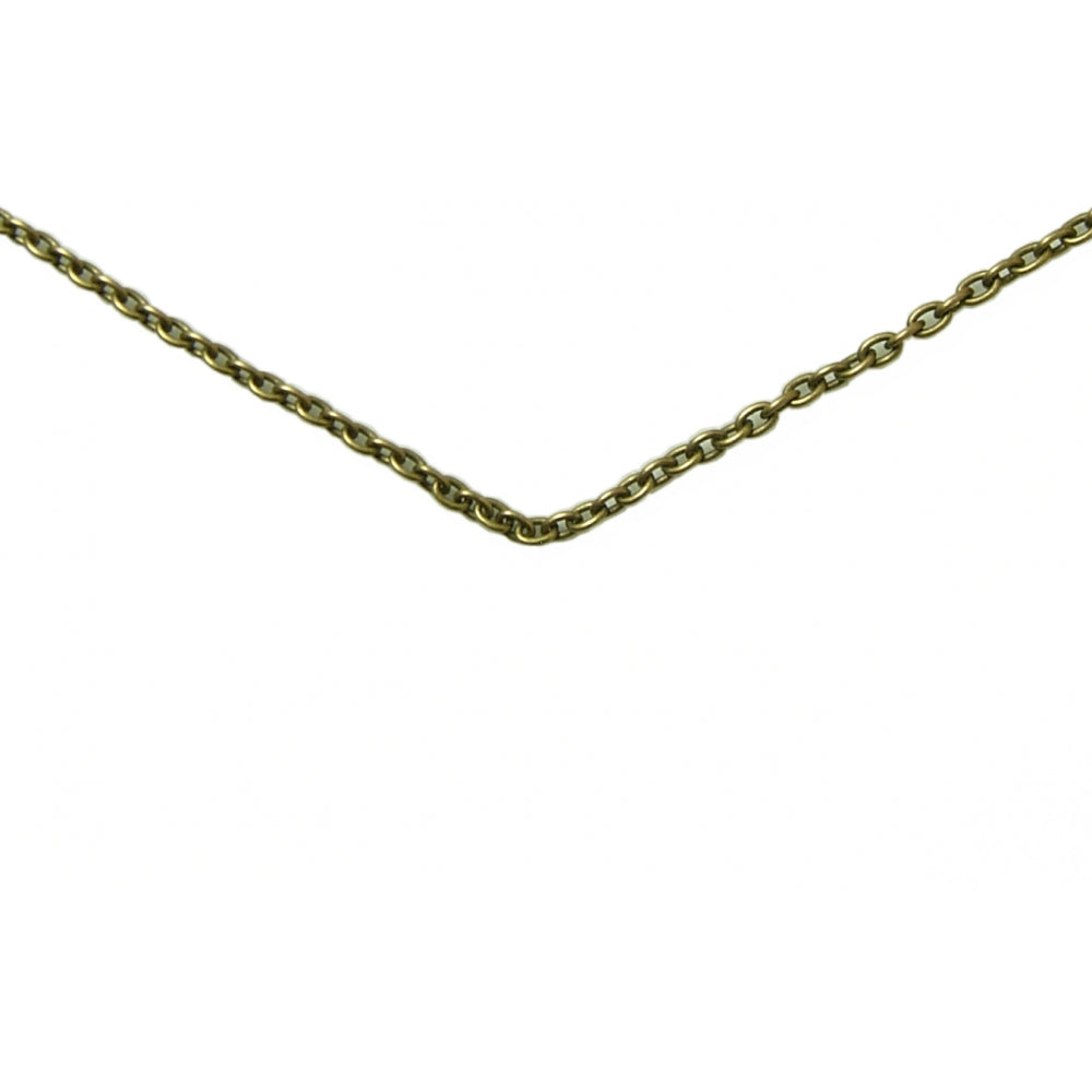 20" Medium Brass Link Chain