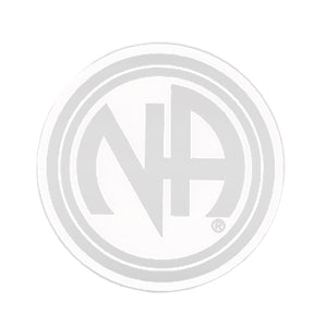 3" Round Narcotics Anonymous NA Recovery Symbol Sticker, Available in 7 colors