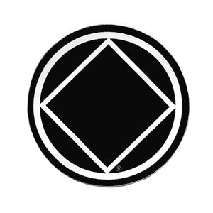 3" Round Narcotics Anonymous NA Recovery Symbol Sticker, Available in 7 colors