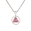 Sterling Silver AA Symbol Birthstone Pendant – 12-Step Recovery Jewelry