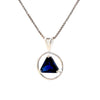 Sterling Silver AA Symbol Birthstone Pendant – 12-Step Recovery Jewelry