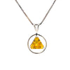 Sterling Silver AA Symbol Birthstone Pendant – 12-Step Recovery Jewelry