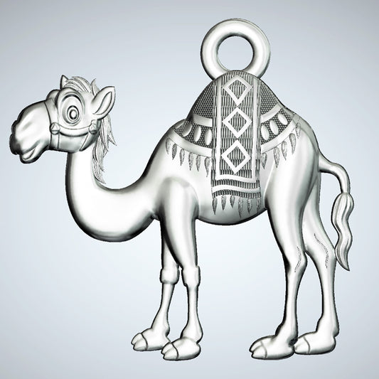 Camel Pendant Sterling Silver