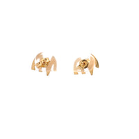 14k Gold Stud Earrings Narcotics Anonymous Small "NA " Initials