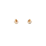 14k Gold Earrings, Narcotics Anonymous NA Symbol Small Stud