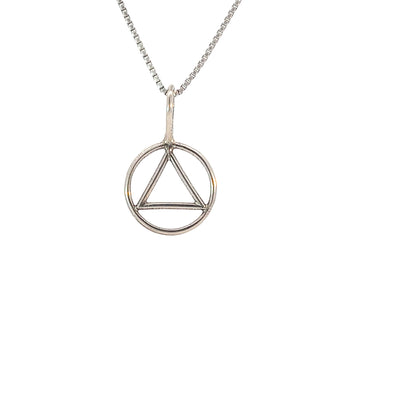 Sterling Silver Simple Wire Pendant – Small Size, 0.6g, Hand-Finished & High Polished