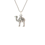 Sterling Silver Pendant, Adorable Camel "Can go 24 Hours without a Drink"