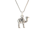 Sterling Silver Pendant, Adorable Camel "Can go 24 Hours without a Drink"