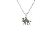 Sterling Silver Pendant, Adorable Camel "Can Go 24 Hours Without A Drink"