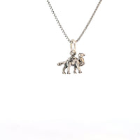 Sterling Silver Pendant, Adorable Camel "Can Go 24 Hours Without A Drink"