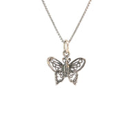 Sterling Silver, Pendant Beautiful Small Butterfly