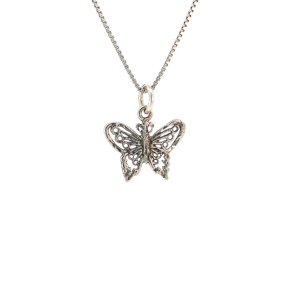 Sterling Silver, Pendant Beautiful Small Butterfly