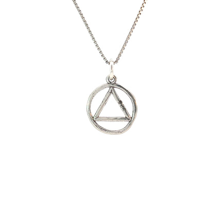 Sterling Silver AA Hammered Style Pendant – Hand-Finished, Made in USA