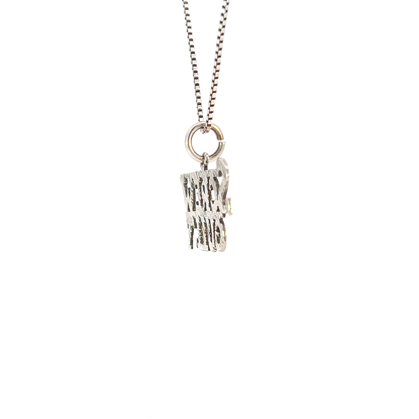Sterling Silver, Sayings Pendant, "SCREW GUILT"