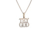 Sterling Silver, Sayings Pendant, "TRY GOD"