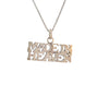 Sterling Silver, Sayings Pendant, "MADE IN HEAVEN"