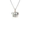 Sterling Silver "GOD'S KID" Sayings Pendant – 12-Step Recovery Jewelry