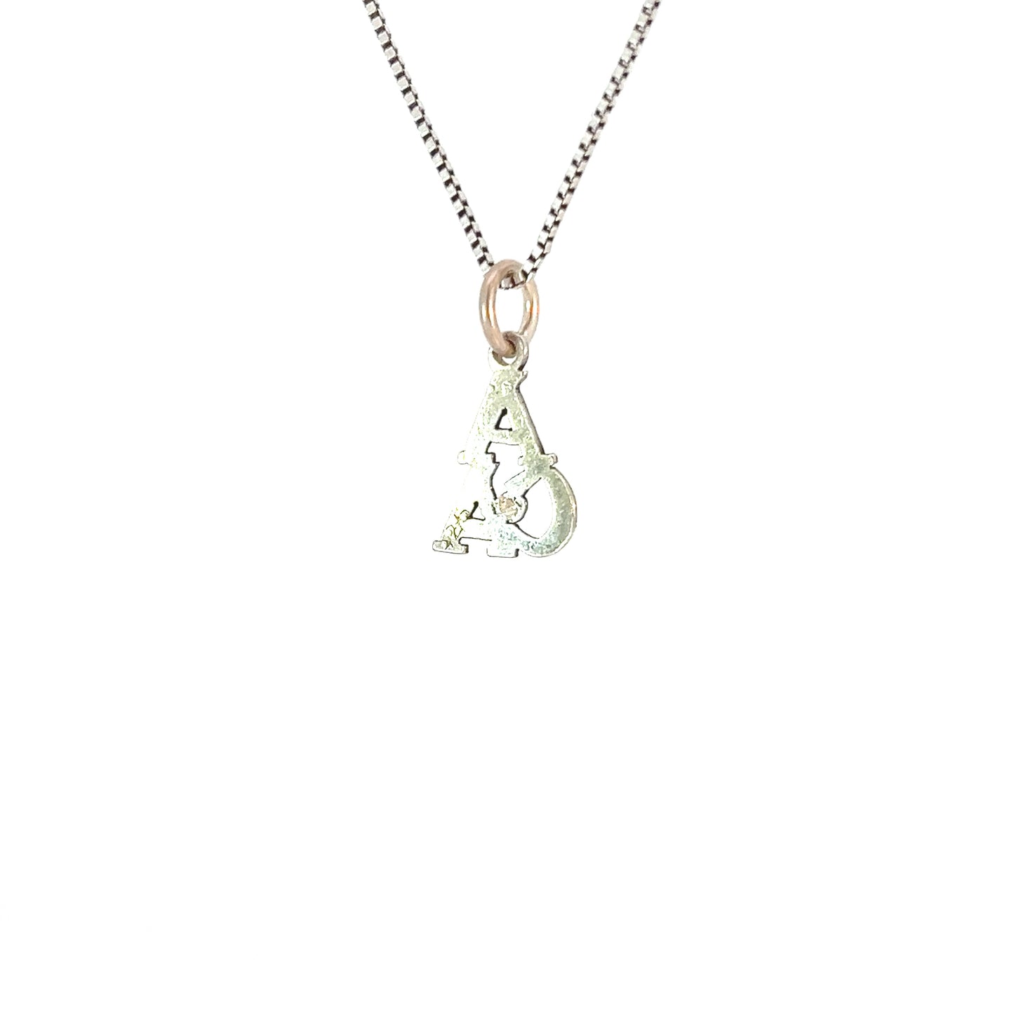 Sterling Silver Pendant Adult Children of Alcoholics (ACOA), "ACA" Initials