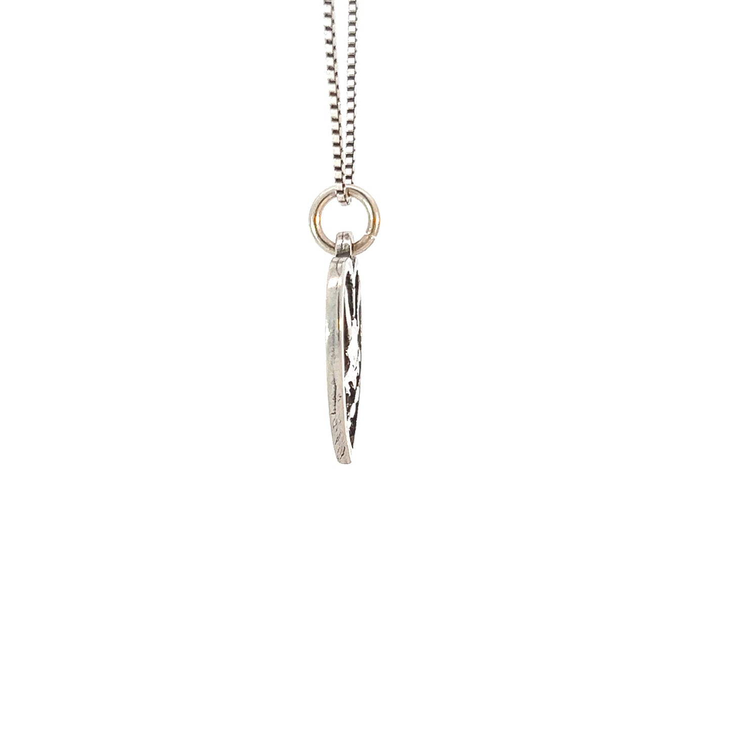 Sterling Silver Pendant Adult Children of Alcoholics (ACOA) Sunrise inside of a Heart