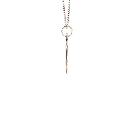 Cocaine Anonymous Pendant, Sterling Silver, "CA" Initials in Center of the Circle