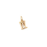 14k Gold Pendant, Small Roman Numerals for Celebrating All Occasions; Anniversary, Birthdays