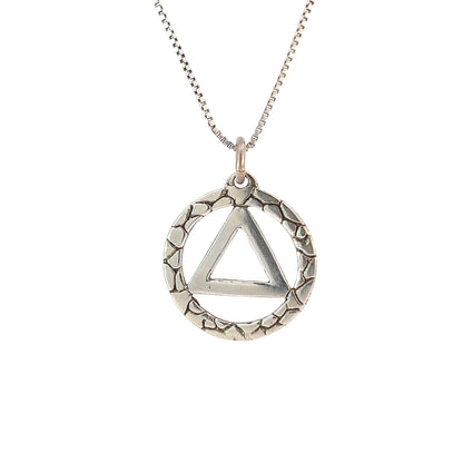 Sterling Silver AA Nugget Style Pendant – Medium Size, 1.7g Hand-Finished Recovery Jewelry