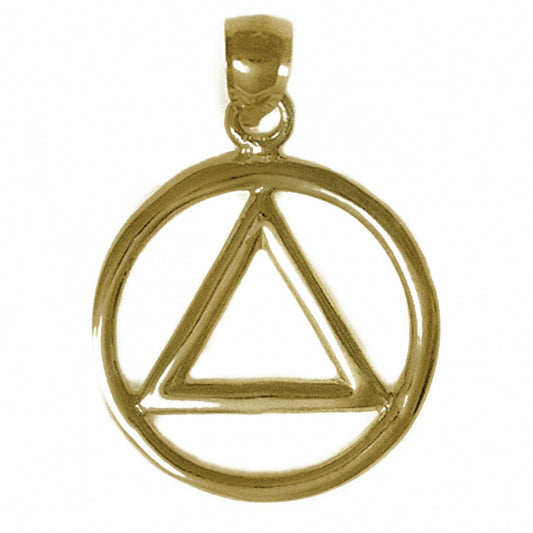 Large Brass Heavy Wire Style Pendant, Antique Finished