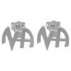 Narcotics Anonymousrcotics Anonymous, Stud Earrings, Sterling Silver, Small "Narcotics Anonymous" Initials