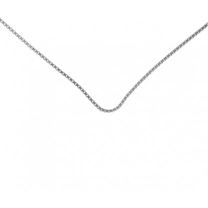 24" Medium Box Chain, Sterling Silver